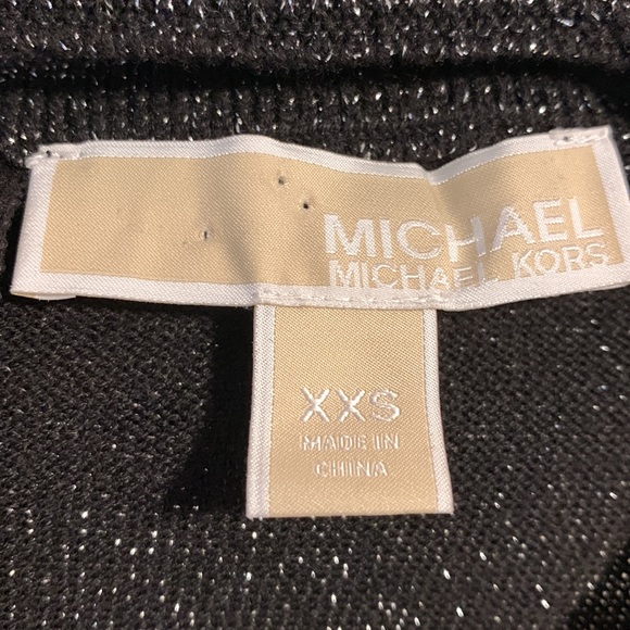 Michael Kors cutout shimmery top XXS NWOT - Picture 5 of 7